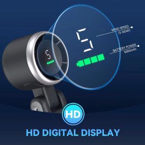 Rechargeable Handheld Fan – 1800mAh & 3600mAh Battery Brushless Motor – Portable USB Fan - Image 6