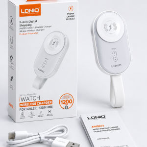 LDNIO AW0013 iWatch Wireless Charger 1200mAh Portable Magnetic Charger